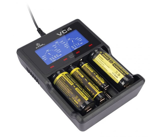 CHARGER ACUMULATORI LI-ION SI NIMH XTAR VC4 
