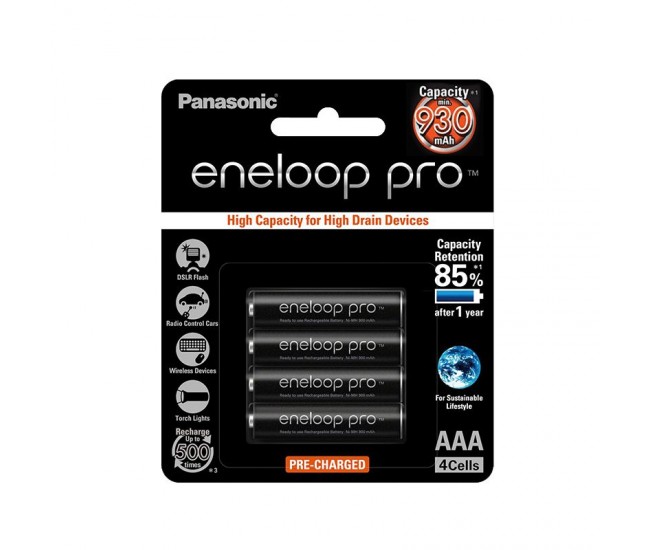 ACUMULATORI AAA 930MAH PANASONIC ENELOOP PRO 