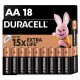 BATERIE ALCALINA LR06 BLISTER 18 BUC DURACELL 