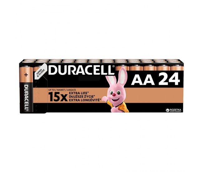 BATERIE ALCALINA DURACELL LR06 BLISTER 24 BUC 