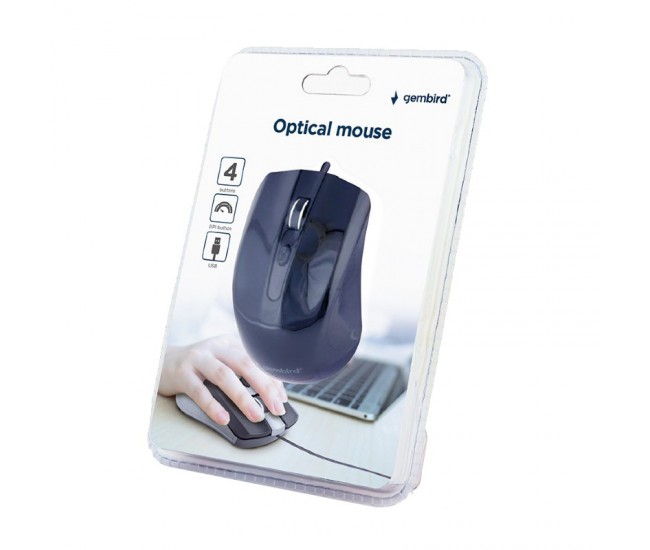 MOUSE OPTIC 1200DPI USB GEMBIRD 