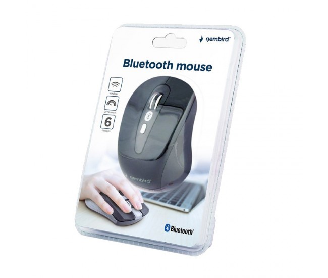 MOUSE WIRELESS BLUETOOTH 1600 DPI GEMBIRD 