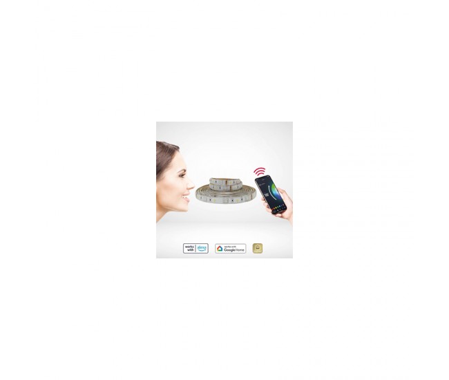 BANDA LED IP65 RGB+W SMART WI-FI 5M 