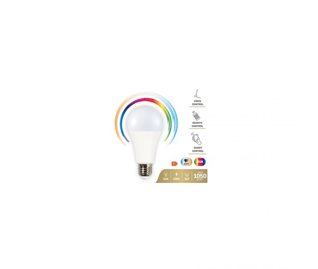 BEC LED E27 A65 RGB CCT SMART WI-FI 11W 