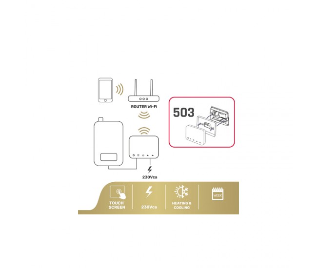 TERMOSTAT SMART SOFT TOUCH ISNATCH 