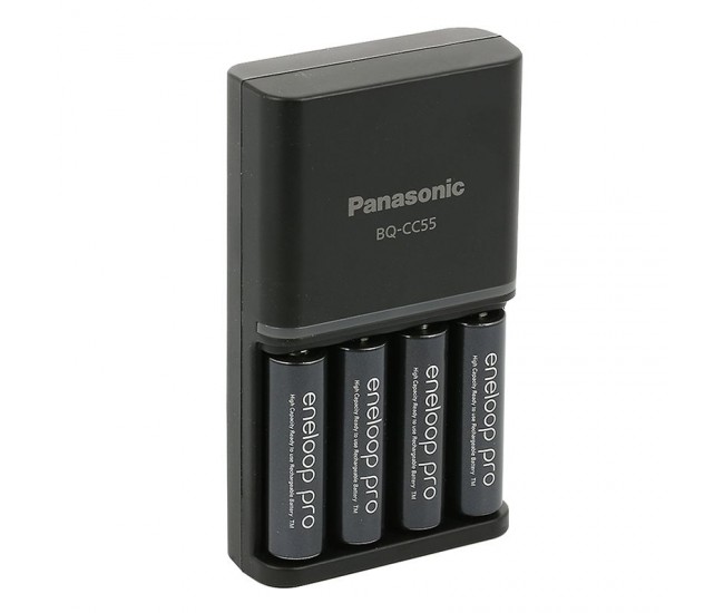 CHARGER 4 ACCU AA 2500MAH PANASONIC ENELOOP PRO 