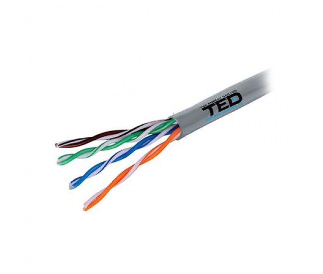 CABLU UTP CAT 5 CCA 0.5MM 305M TED ELECTRIC