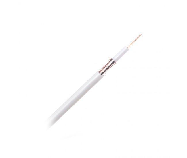 CABLU COAXIAL CU RG59U ALB 200M 
