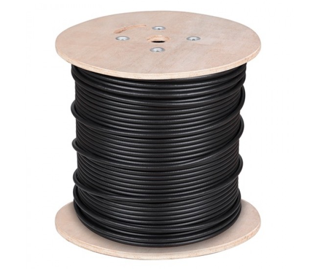 CABLU UTP CAT 5E CUPRU GEL NEGRU 305M 