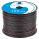 CABLU DIFUZOR CCA 2X0.50MM NEGRU 100M 