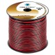 CABLU DIFUZOR CUPRU 2X0.75MM ROSU/NEGRU 100M 