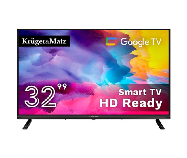 GOOGLE SMART TV 32 INCH 81CM H265 HEVC KRUGER&MATZ 