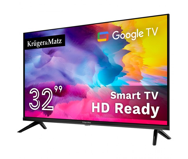 GOOGLE SMART TV 32 INCH 81CM H265 HEVC KRUGER&MATZ 