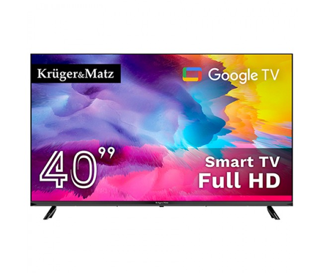 GOOGLE SMART TV 5.0 40 INCH 101CM H265 HEVC KRUGER&MATZ 