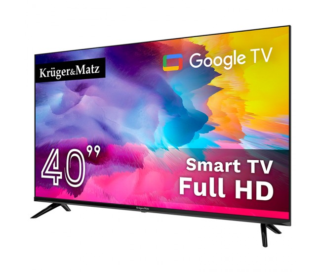 GOOGLE SMART TV 5.0 40 INCH 101CM H265 HEVC KRUGER&MATZ 