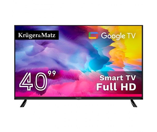 GOOGLE SMART TV 40 INCH 101CM H265 HEVC KRUGER&MATZ 