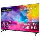 GOOGLE SMART TV 43 INCH 108CM H265 HEVC KRUGER&MATZ 