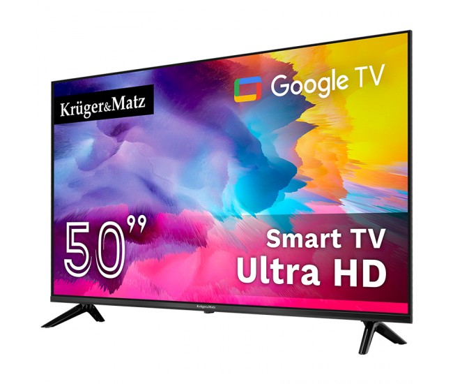 GOOGLE SMART TV 50 INCH 126CM ULTRAHD 4K KRUGER&MATZ 