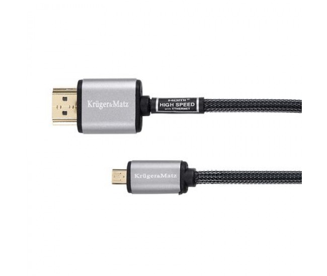 CABLU  HDMI A-HDMI D 1.8M KRUGER&MATZ 