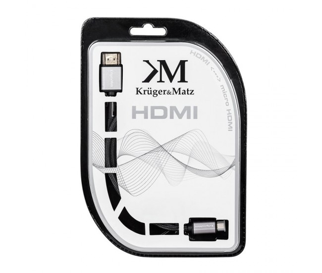 CABLU  HDMI A-HDMI D 3.0M KRUGER&MATZ 