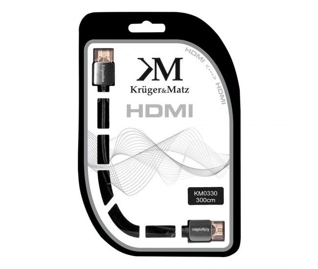 CABLU HDMI - HDMI 4K UHD 3.0M KRUGER&MATZ