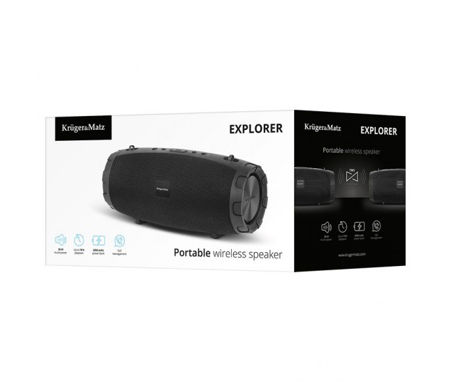 BOXA BLUETOOTH PORTABILA EXPLORER KRUGER&MATZ 