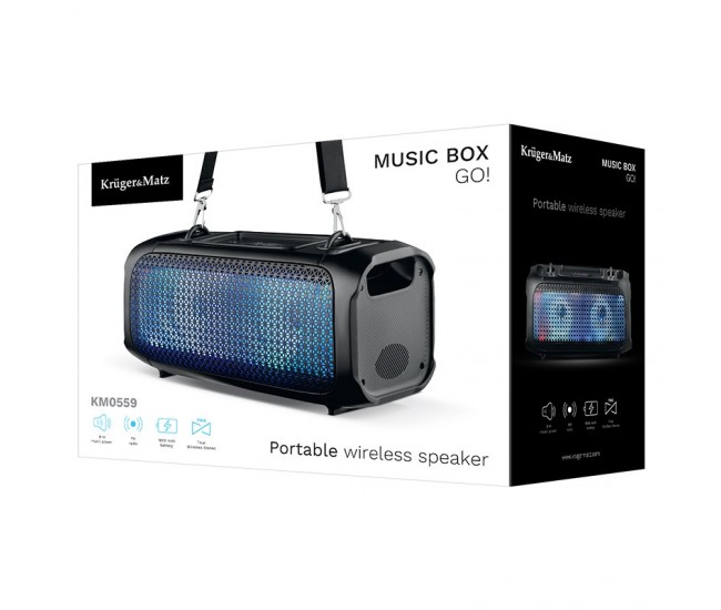 BOXA BT PORTABILA MUSIC BOX GO! KRUGER&MATZ 