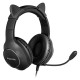 CASTI GAMER KIDS KRUGER&MATZ NEGRU 