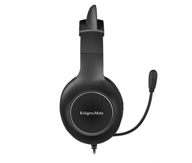CASTI GAMER KIDS KRUGER&MATZ NEGRU 