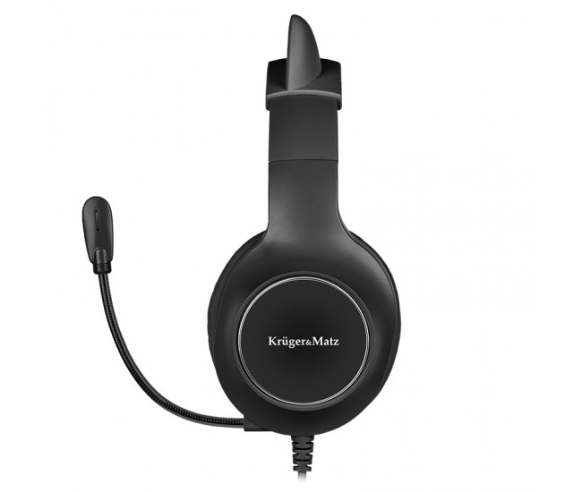 CASTI GAMER KIDS KRUGER&MATZ NEGRU 