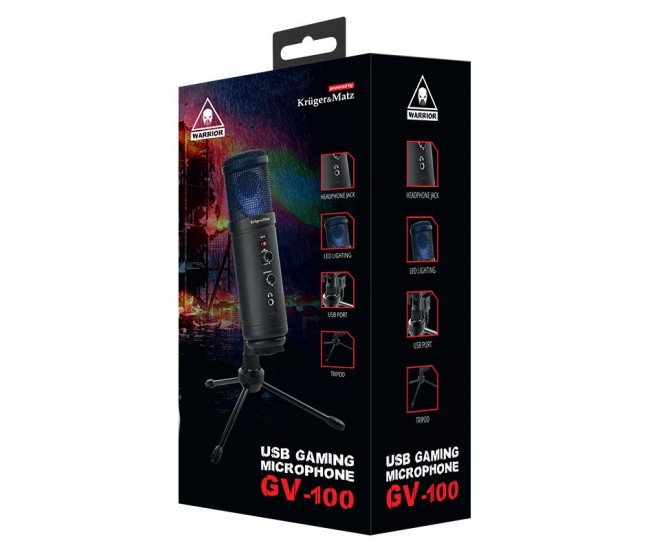 MICROFON GAMING / VLOGGING USB KRUGER 
