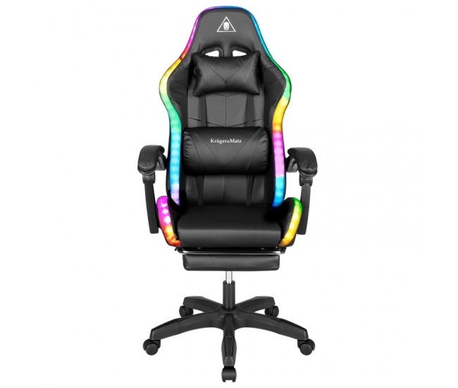SCAUN GAMING GX-150 NEGRU LED KRUGER&MATZ 