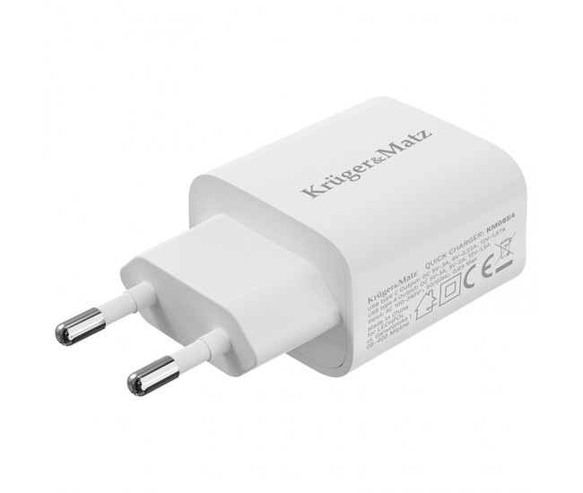 INCARCATOR RETEA GAN PD 2.0 QC 3.0 20W KRUGER&MATZ 