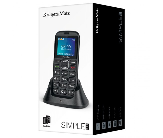 TELEFON GSM SENIORI SIMPLE 922 4G KRUGER&MATZ 