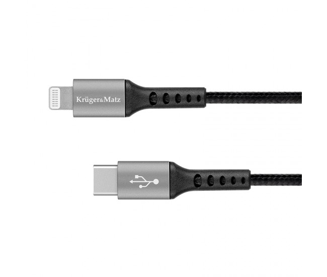 CABLU USB TIP C - LIGHTNING C94 MFI 1M KRUGER&MATZ 
