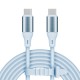CABLU SILICON TYPE C-TYPE C 100W 1M BASIC KRUGER&MATZ 