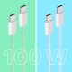 CABLU USB TYPE C - TYPE C 100W 1.5M KRUGER&MATZ 