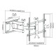 SUPORT UNIVERSAL LED TV 37 inch-70 inch KRUGER&MATZ 