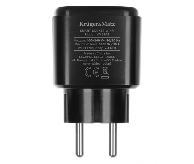 PRIZA SMART WIFI CONNECT P4 TUYA KRUGER&MATZ 