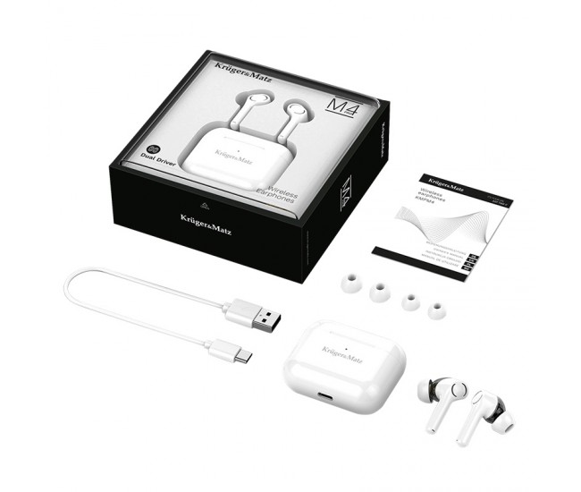 CASTI BLUETOOTH 5.0 TWS M4 PRO KRUGER&MATZ 