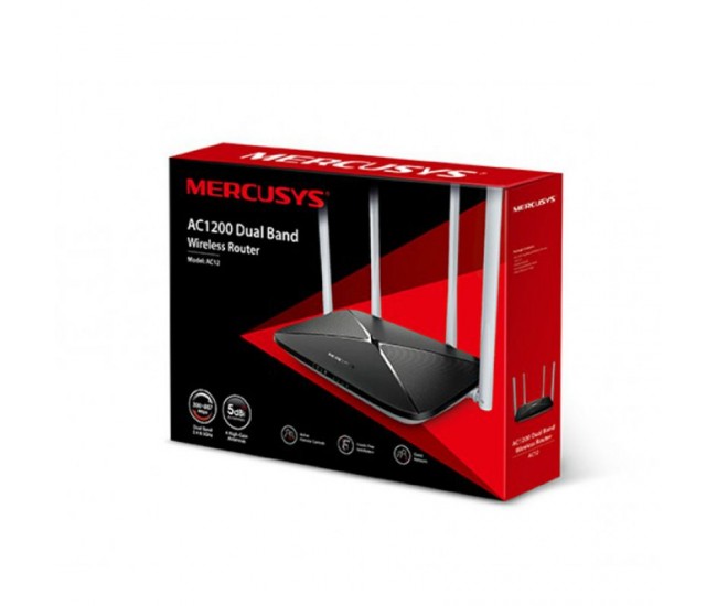 ROUTER DUAL BAND AC1200 4 ANTENE MERCUSYS