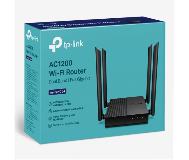 ROUTER WIRELESS GIGABIT ARCHER C64 TP-LINK 