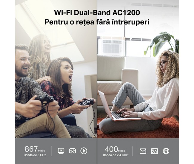 ROUTER WIRELESS GIGABIT AC1200 ARCHER C64 TP-LINK 