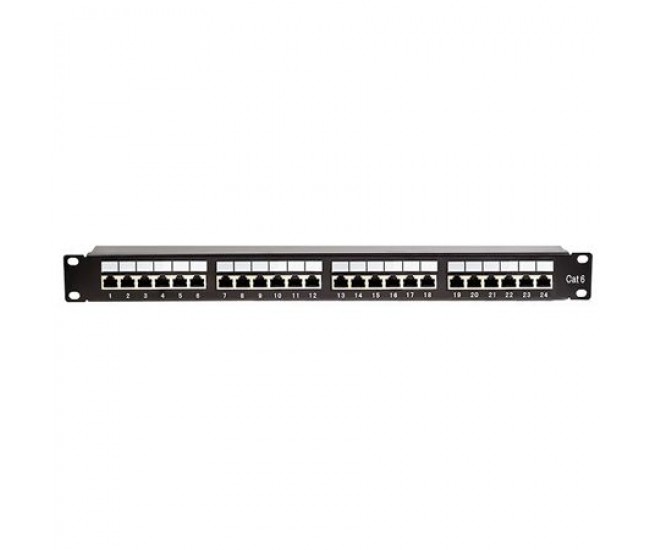 PATCH PANEL 24 PORTURI UTP CAT 5E KRONE+110 EMTEX 