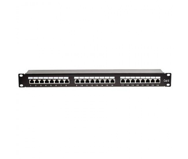 PATCH PANEL 24 PORTURI FTP CAT 5E KRONE+110 EMTEX 