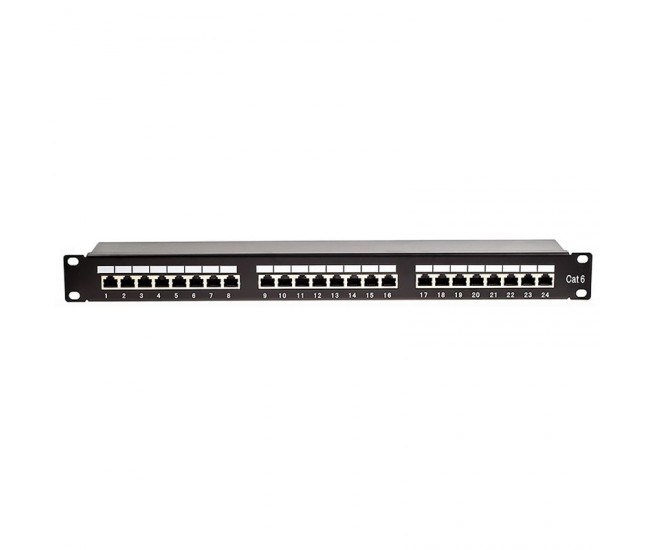 PATCH PANEL 24 PORTURI FTP CAT 5E KRONE+110 EMTEX 
