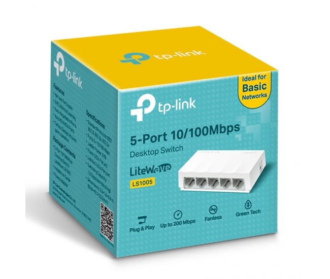 SWITCH 5 PORTURI 10/100 MBPS LS1005 TP-LINK 