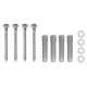 SET FIXARE RACKURI PE PERETE 14 X 70MM ELEMAT 
