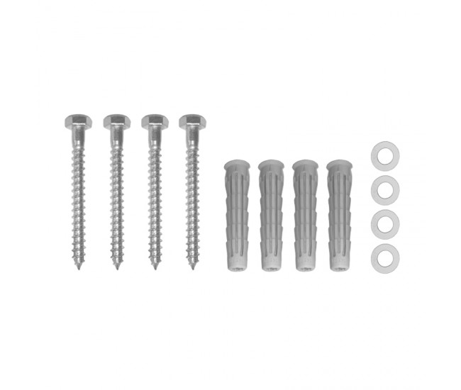 SET FIXARE RACKURI PE PERETE 14 X 70MM ELEMAT 