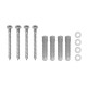 SET FIXARE RACKURI PE PERETE 14 X 70MM ELEMAT 